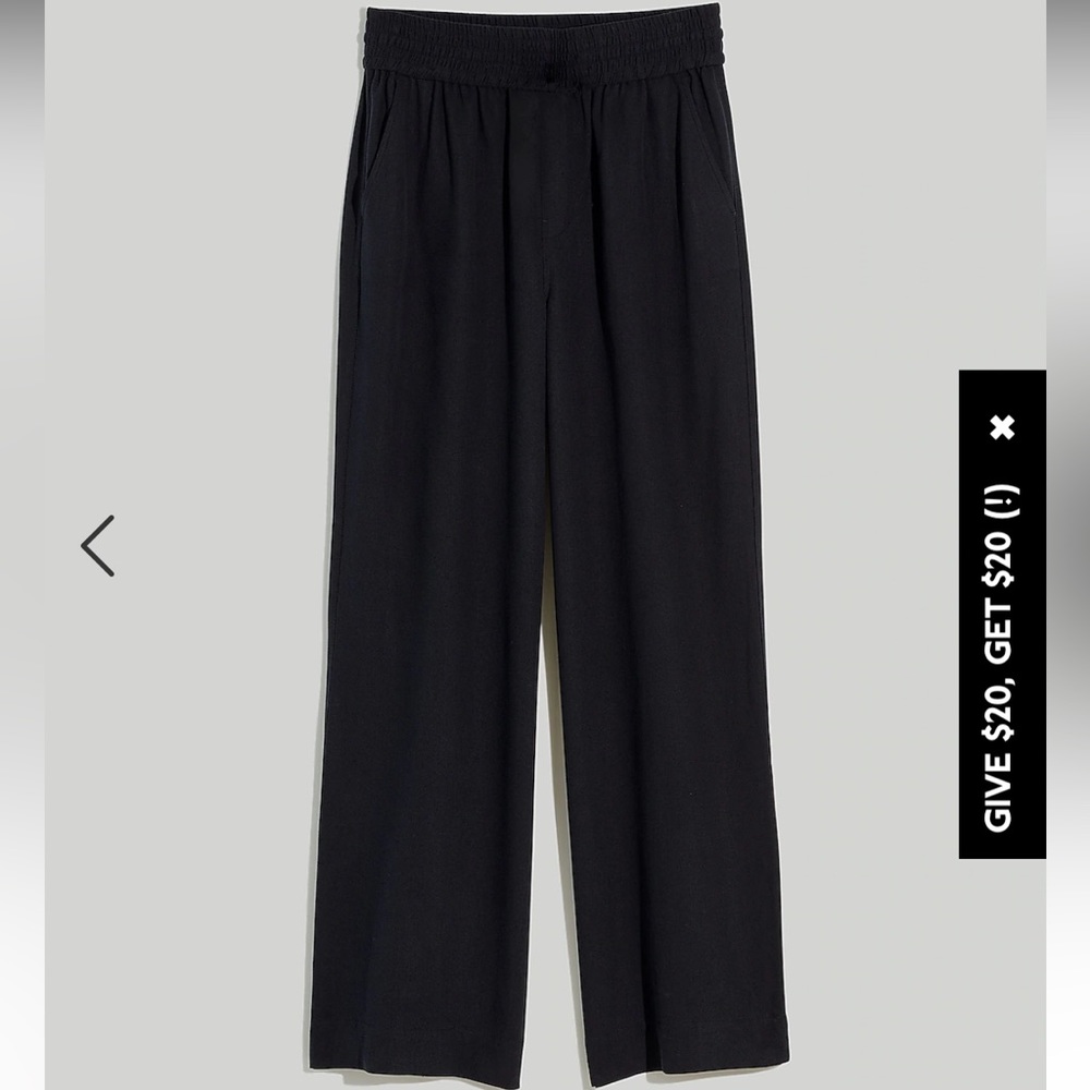 NWT drapeweave carley wide-leg pants